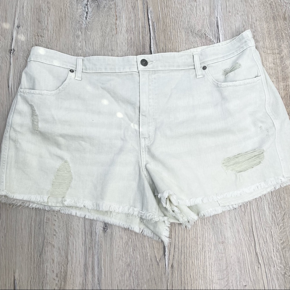 Aerie by American Eagle Distressed Jean Shorts Sz XXL